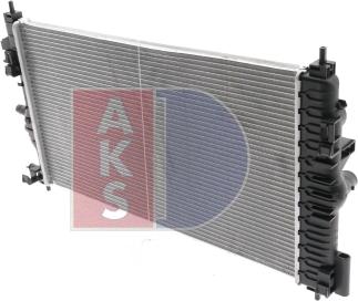 AKS Dasis 150098N - Радіатор, охолодження двигуна avtolavka.club
