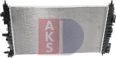 AKS Dasis 150098N - Радіатор, охолодження двигуна avtolavka.club