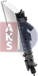 AKS Dasis 150024N - Радіатор, охолодження двигуна avtolavka.club