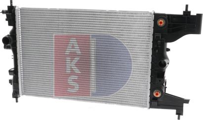 AKS Dasis 150102N - Радіатор, охолодження двигуна avtolavka.club