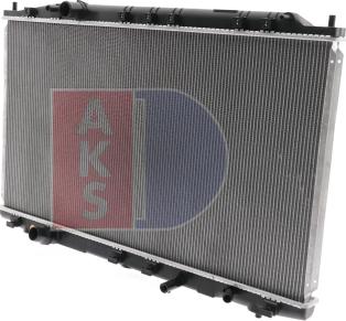 AKS Dasis 100082N - Радіатор, охолодження двигуна avtolavka.club
