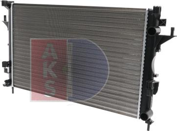 AKS Dasis 180003N - Радіатор, охолодження двигуна avtolavka.club