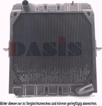 AKS Dasis 130060N - Радіатор, охолодження двигуна avtolavka.club
