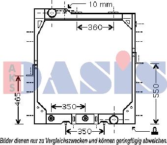 AKS Dasis 131450N - Радіатор, охолодження двигуна avtolavka.club