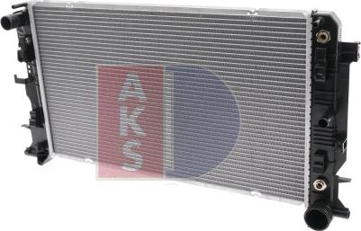 AKS Dasis 120001N - Радіатор, охолодження двигуна avtolavka.club