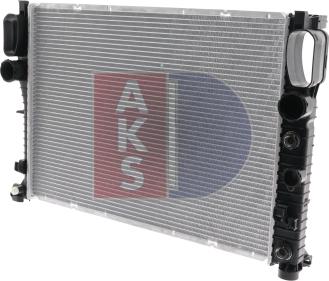 AKS Dasis 120008N - Радіатор, охолодження двигуна avtolavka.club