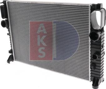 AKS Dasis 120036N - Радіатор, охолодження двигуна avtolavka.club
