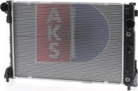 AKS Dasis 120101N - Радіатор, охолодження двигуна avtolavka.club