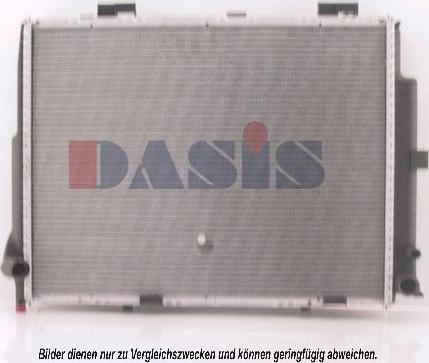 AKS Dasis 122600N - Радіатор, охолодження двигуна avtolavka.club