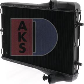 AKS Dasis 172004N - Радіатор, охолодження двигуна avtolavka.club