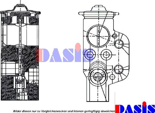 AKS Dasis 840065N - Розширювальний клапан, кондиціонер avtolavka.club