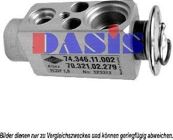 AKS Dasis 840076N - Розширювальний клапан, кондиціонер avtolavka.club