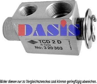 AKS Dasis 840077N - Розширювальний клапан, кондиціонер avtolavka.club