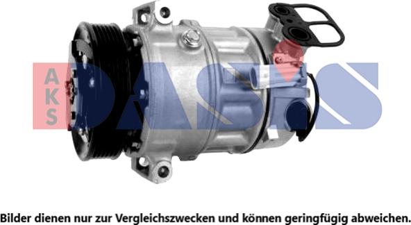 AKS Dasis 851972N - Компресор, кондиціонер avtolavka.club