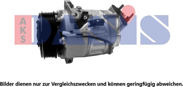 AKS Dasis 851880N - Компресор, кондиціонер avtolavka.club
