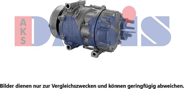 AKS Dasis 853056N - Компресор, кондиціонер avtolavka.club