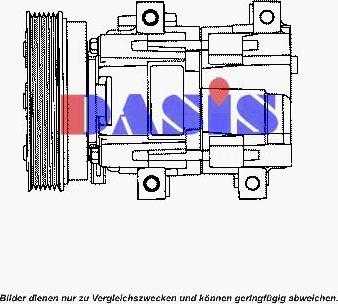 AKS Dasis 853070N - Компресор, кондиціонер avtolavka.club