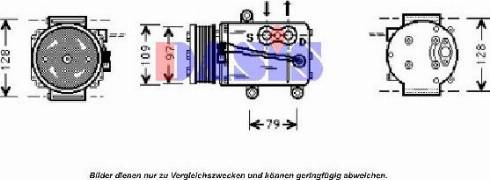 AKS Dasis 853140N - Компресор, кондиціонер avtolavka.club