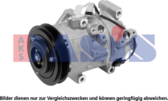 AKS Dasis 852719N - Компресор, кондиціонер avtolavka.club