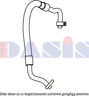 AKS Dasis 885854N - Трубопровід низького тиску, кондиціонер avtolavka.club