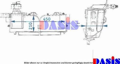 AKS Dasis 820174N - Випарник, кондиціонер avtolavka.club