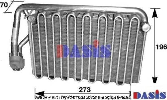 AKS Dasis 820228N - Випарник, кондиціонер avtolavka.club