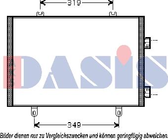 AKS Dasis 392002N - Конденсатор, кондиціонер avtolavka.club