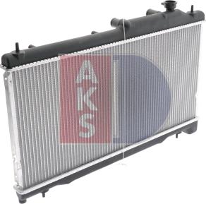 AKS Dasis 350046N - Радіатор, охолодження двигуна avtolavka.club