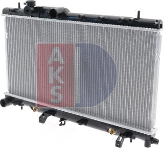 AKS Dasis 350023N - Радіатор, охолодження двигуна avtolavka.club