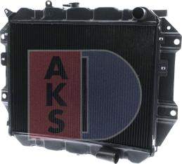 AKS Dasis 360430N - Радіатор, охолодження двигуна avtolavka.club