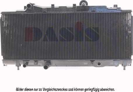 AKS Dasis 300560N - Радіатор, охолодження двигуна avtolavka.club