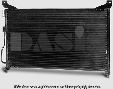 AKS Dasis 372050N - Конденсатор, кондиціонер avtolavka.club
