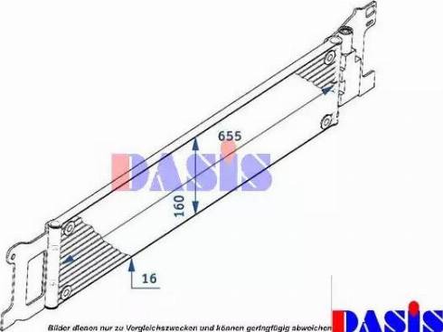 AKS Dasis 246000N - Масляний радіатор, рухове масло avtolavka.club