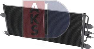 AKS Dasis 242010N - Конденсатор, кондиціонер avtolavka.club