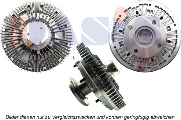 AKS Dasis 268007N - Зчеплення, вентилятор радіатора avtolavka.club