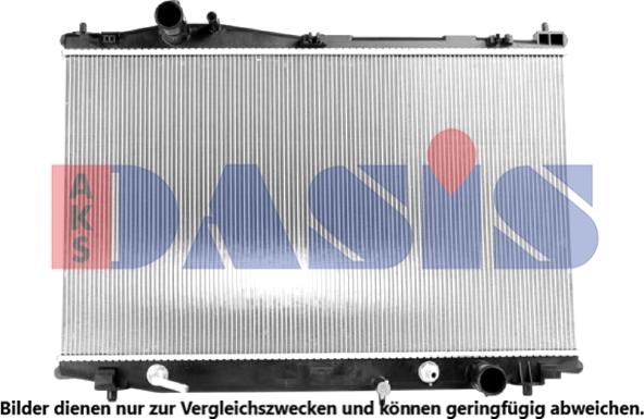AKS Dasis 210021N - Радіатор, охолодження двигуна avtolavka.club