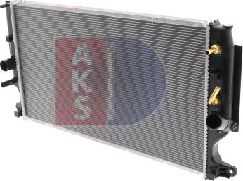 AKS Dasis 210264N - Радіатор, охолодження двигуна avtolavka.club