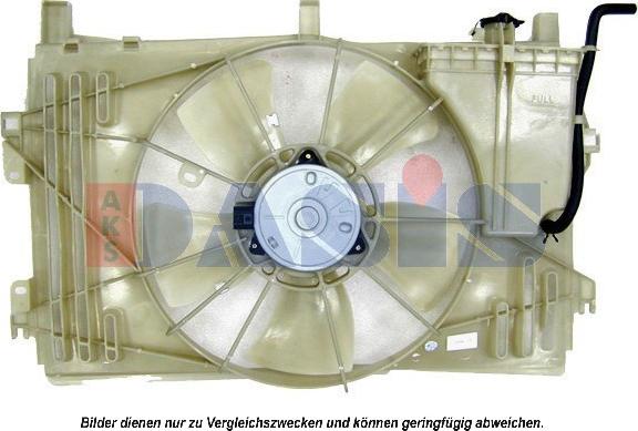 AKS Dasis 218015N - Вентилятор, охолодження двигуна avtolavka.club