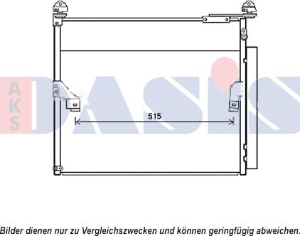 AKS Dasis 212092N - Конденсатор, кондиціонер avtolavka.club