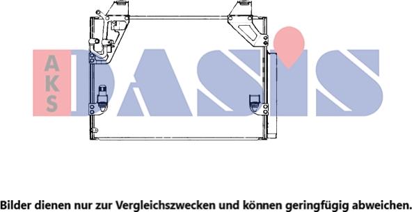 AKS Dasis 212108N - Конденсатор, кондиціонер avtolavka.club