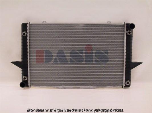 AKS Dasis 220540N - Радіатор, охолодження двигуна avtolavka.club