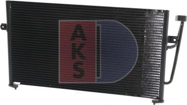 AKS Dasis 222150N - Конденсатор, кондиціонер avtolavka.club