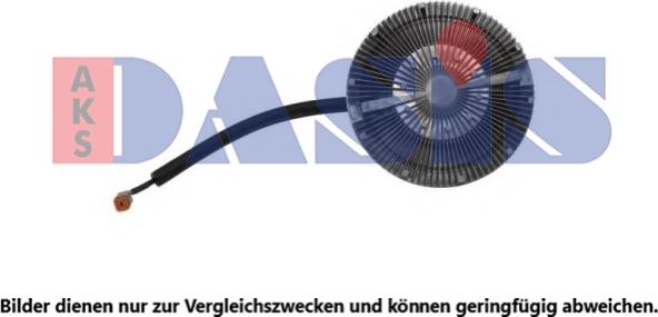 AKS Dasis 278030N - Зчеплення, вентилятор радіатора avtolavka.club