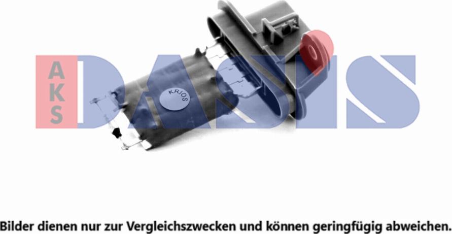 AKS Dasis 740003N - Опір, реле, вентилятор салону avtolavka.club