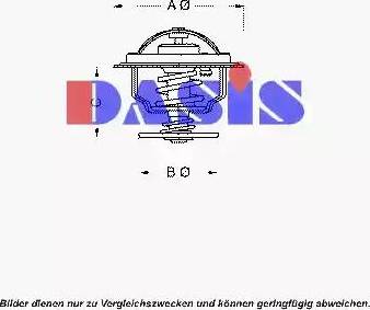 AKS Dasis 750983N - Термостат, охолоджуюча рідина avtolavka.club