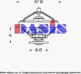 AKS Dasis 751933N - Термостат, охолоджуюча рідина avtolavka.club