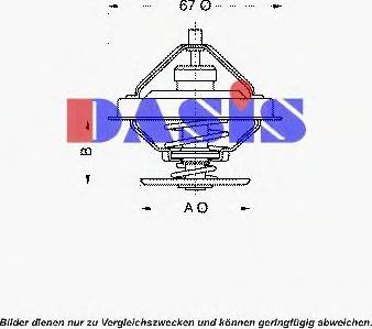 AKS Dasis 751885N - Термостат, охолоджуюча рідина avtolavka.club