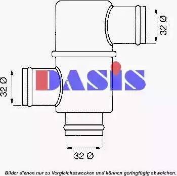 AKS Dasis 751830N - Термостат, охолоджуюча рідина avtolavka.club