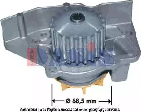 AKS Dasis 780065N - Водяний насос avtolavka.club