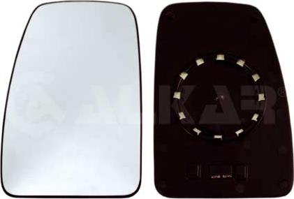 Alkar 6431905 - Дзеркальне скло, зовнішнє дзеркало avtolavka.club